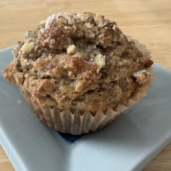 Caramelized Banana Nut Muffin