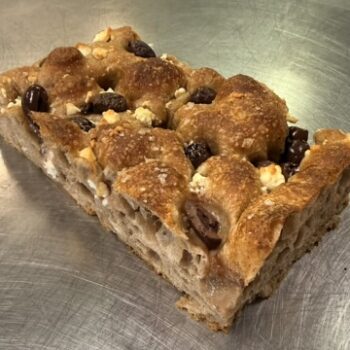 Sourdough Focaccia- Kalamata Olive and Feta