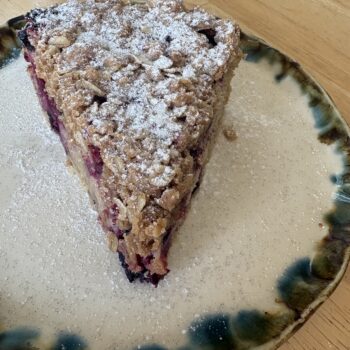 Honeyberry Coffee Cake - Slice